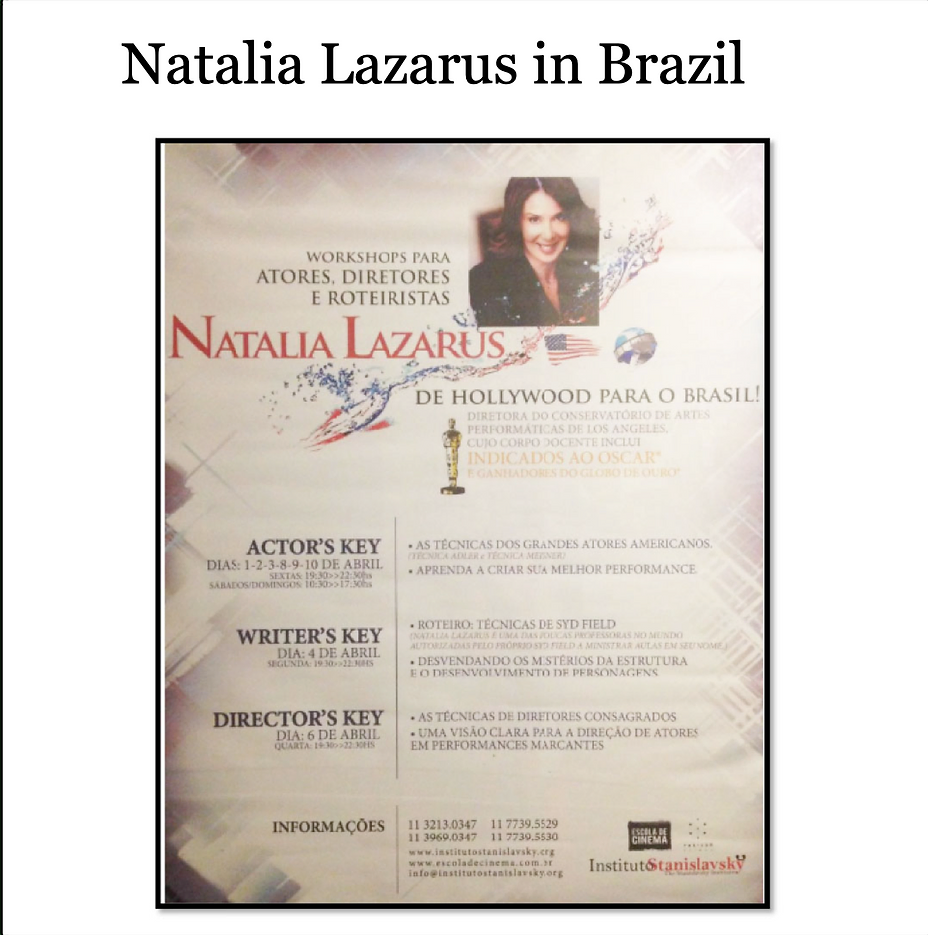 natalia lazarus in brazil