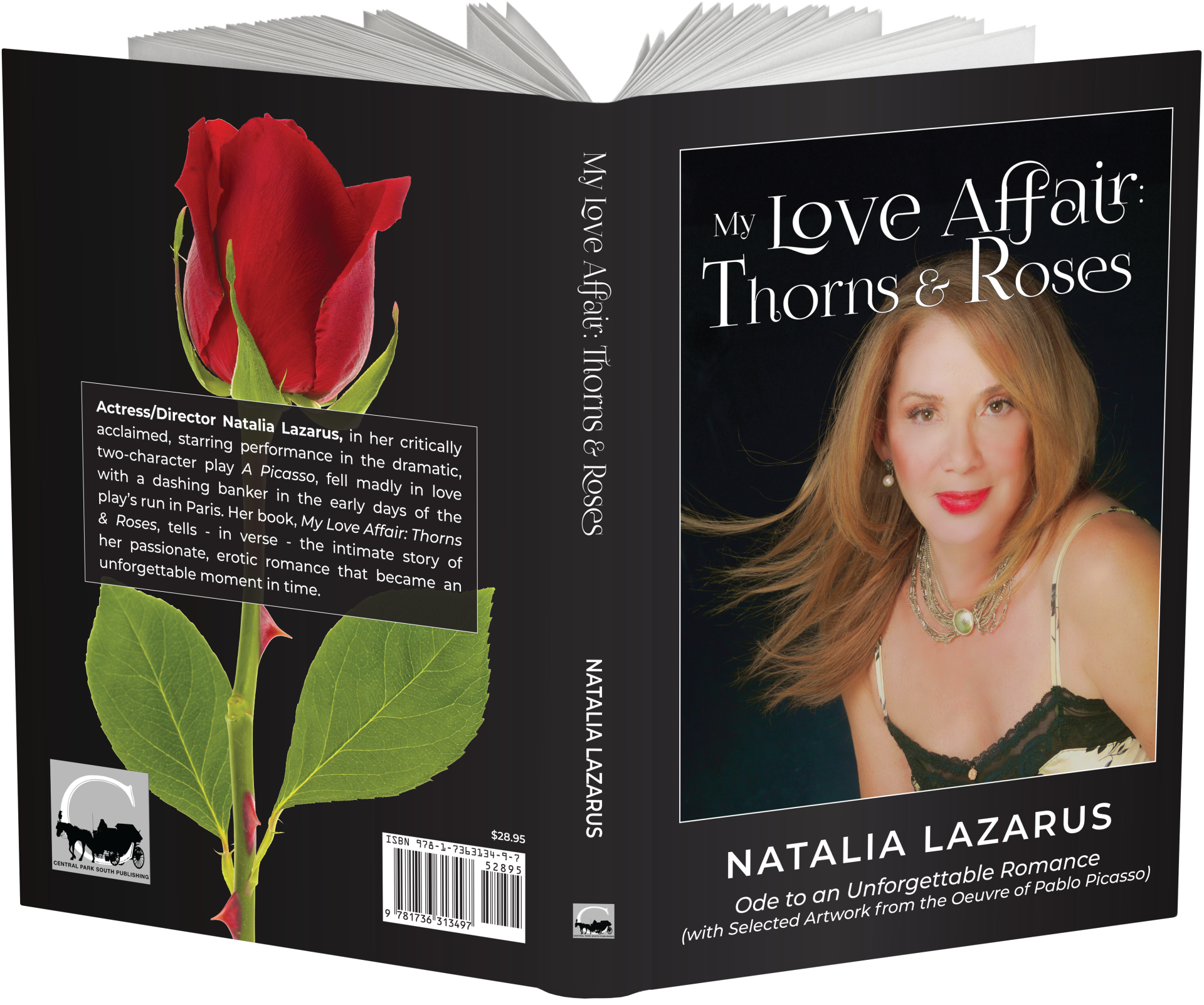 thorns & roses open book cover