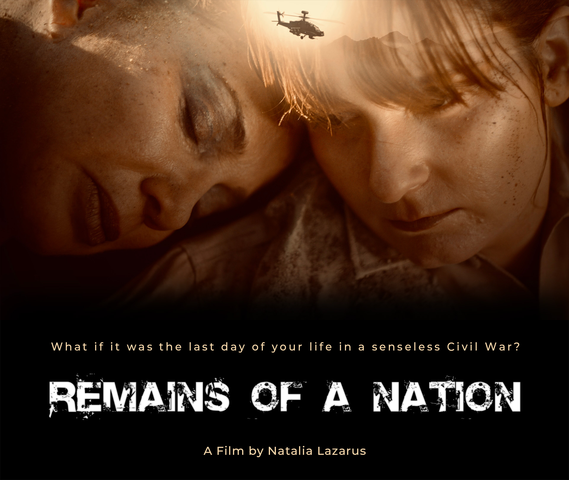 Sepia Poster Remains of a Nation