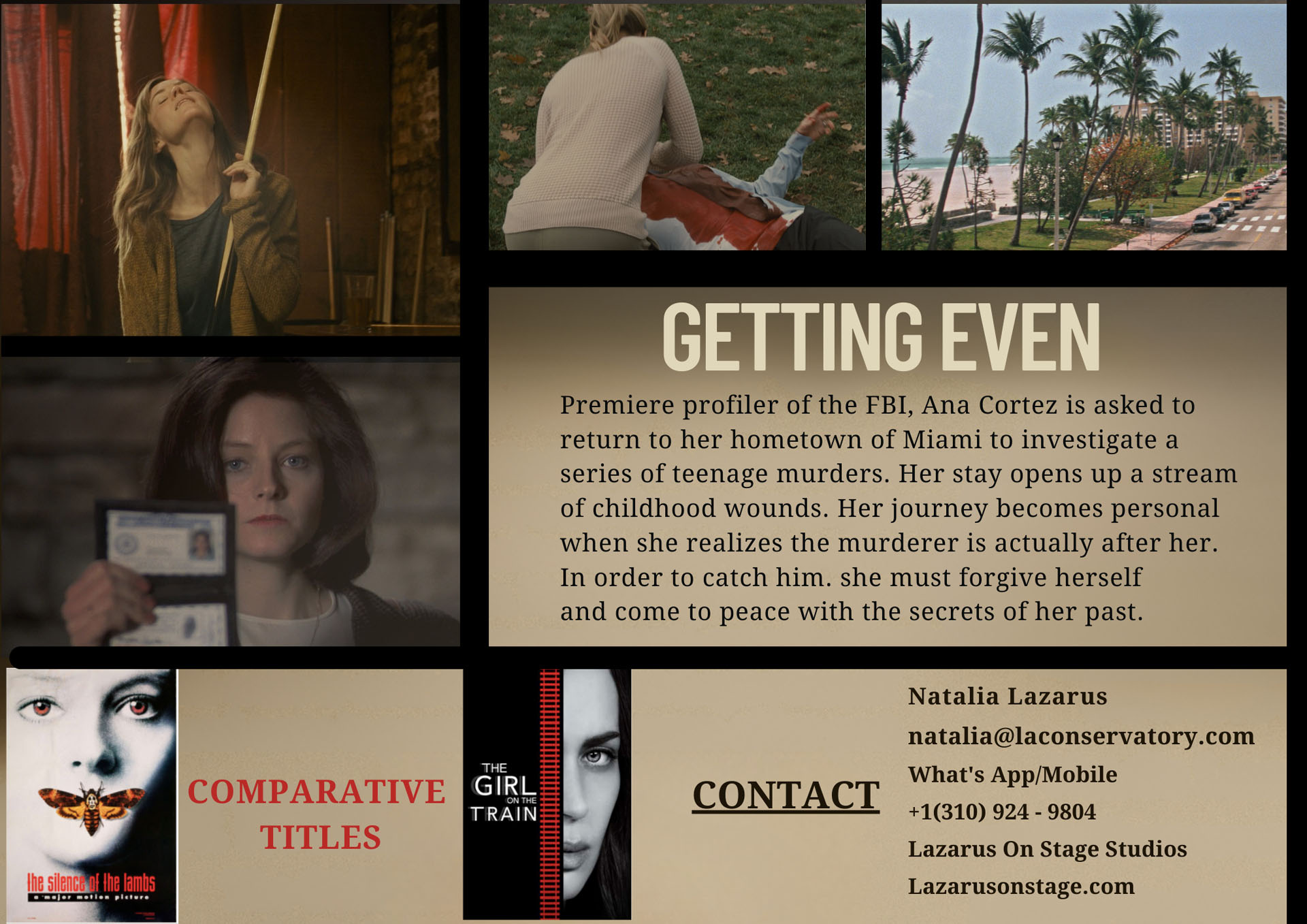 GETTING EVEN back flyer